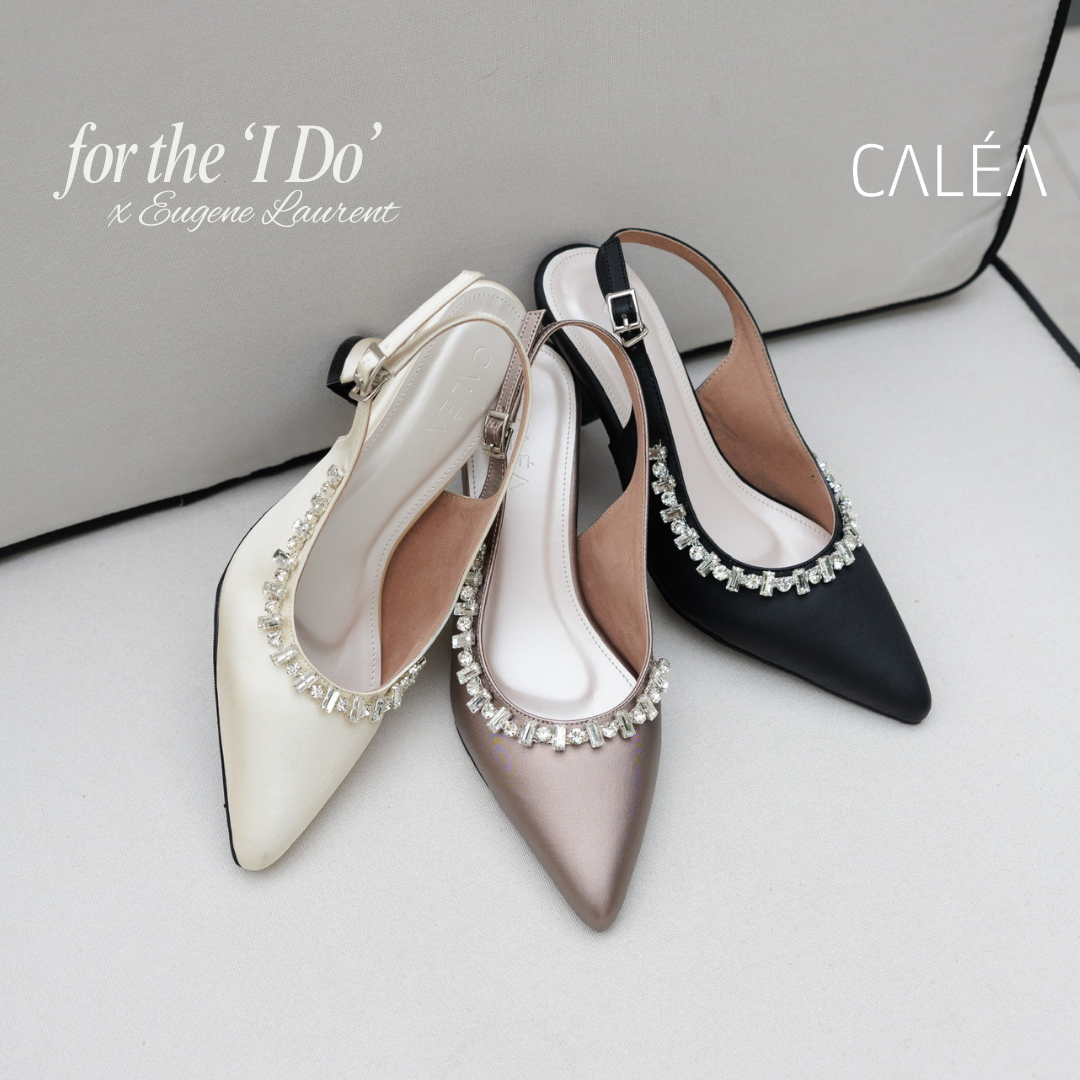 CALEA x Eugene Laurent Swan Gemstones Heels